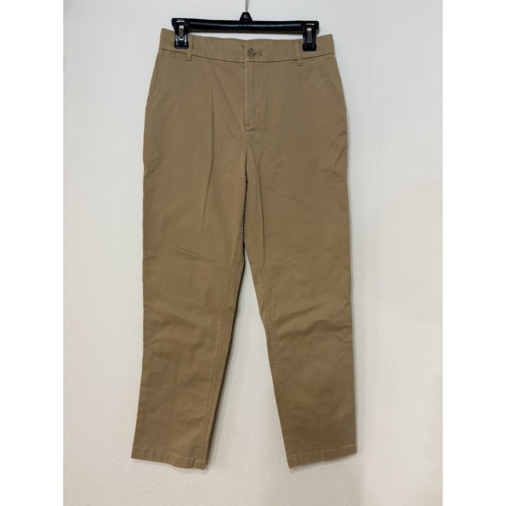Crewcuts High-Rise Girlfriend Chino In Tan Beige Size 16 Youth School Uniform
